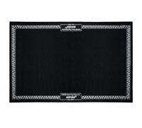 Aucuda Drum Rug 120x180cm Drum Mat with Paisley Border, Tightly Woven Fabric Cool Drum Set Carpet with Non-Slip Grip Bottom, Electric Drum Accessories for Studio, Apartment, Soundproof, No Crease.