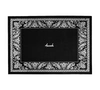 Aucuda Paisley Drum Rug, 120x180cm Drum Mat Outdoor Indoor, Tightly Woven Fabric Drum Set Carpet with Non-Slip Grip Bottom, Electric Drum Accessories for Kids and Adults in Autumn.