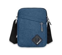 Aucuu Men's Shoulder Bag, Oxford Crossbody Bag, Waterproof Men's Small Side Bag, Casual Handbag, Messenger Bag with Zipper and Adjustable Strap, Lightweight Chest Sling Bag for Daily Use, Work, School