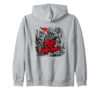 Aud The Very Deep Minded Viking Norse Shield Maiden Zip Hoodie