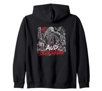 Aud The Very Deep Minded Viking Shieldmaidens Legend Zip Hoodie