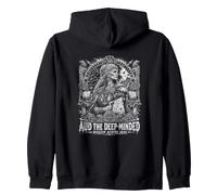 Aud The very Deep Minded Wisdom Across Seas Viking Zip Hoodie