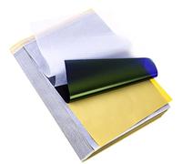 Audab AT-01100 Sheets Tattoo Transfer Paper, Tattoo Stencil Paper for Tattooing, Tattoo Tracing Paper Tattoo Stencil Kit 8 1/4 inch x 11 3/4 inch,Blue