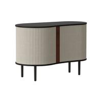 Audacious Cabinet Black Oak/White Sands