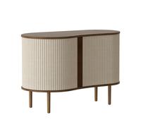 Audacious Cabinet Dark Oak/White Sands