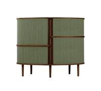 Audacious Display Cabinet Dark Oak/Morning Meadows
