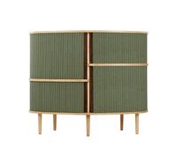 Audacious Display Cabinet Oak/Morning Meadows