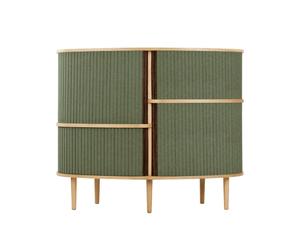 Audacious Display Cabinet Oak/Morning Meadows