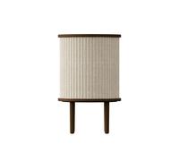 Audacious Side Table Dark Oak/White Sands