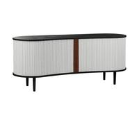 Audacious Sideboard Black Oak/Sterling