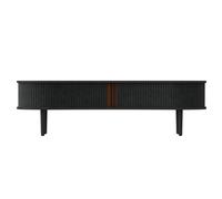 Audacious TV Bench Black Oak/Shadow