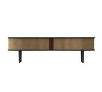 Audacious TV Bench Black Oak/Sugar Brown