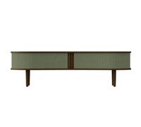 Audacious TV Bench Dark Oak/Morning Meadows