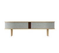 Audacious TV Bench Oak/Sterling