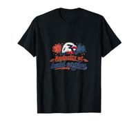 Audacity of Bald Eagles Fireworks City State Pride T-Shirt