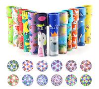 Audasi 12 Pcs Classic Kaleidoscope Toys Vintage Retro Kaleidoscopes Educational Toys Pass the Parcel Gifts for Kids Return Gifts for Birthday Party Kids Christmas Stocking Stuffers Random Patterns