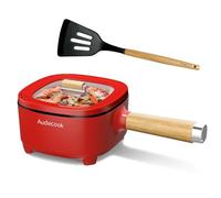 Audecook Electric Hot Pot 2L, Non-stick electric pot with Dual Power | Portable Electric Cooking Pot for Ramen, Pasta, Soup, Steak, Eggs and Fried Rice, Ideal for Home, Dorm, Office and Travel
