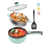 Audecook Electric Hot Pot Mini Electric Skillet Adjustable Power Nonstick