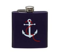 Auden Hip Flask With Anchor Design