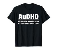 AuDHD Autism ADHD Neurodivergent Minds T-Shirt