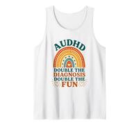 Audhd Double The Diagnosis Double The Fun Tank Top