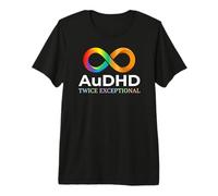 AuDHD Twice Exceptional Pride Premium T-Shirt