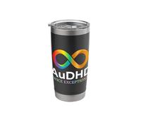 AuDHD Twice Exceptional Pride Stainless Steel Insulated Tumbler