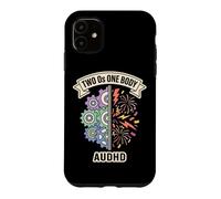 AuDHD Two Operating Systems One Body Adult Art Case for iPhone 11