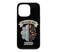 AuDHD Two Operating Systems One Body Adult Art Case for iPhone 13 Pro