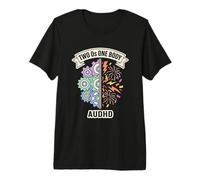 AuDHD Two Operating Systems One Body Adult Art Premium T-Shirt