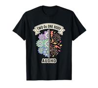 AuDHD Two Operating Systems One Body Adult Art T-Shirt
