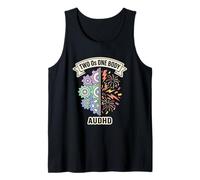 AuDHD Two Operating Systems One Body Adult Art Tank Top