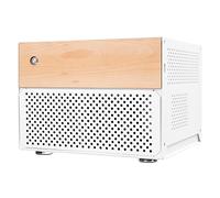 AUDHEID 8-Bay NAS Chassis[2023 New], Computer Network Attached Storage, Support 8 * 3.5" HDD+2 * 2.5" SSD Tray, Compatible MATX/uATX/ITX Motherboard, Personal Private Cloud(Diskless) (White)