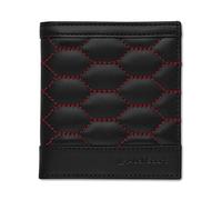 Audi 3152201300 Men's Leather Wallet, RFID Protection, Black/Red