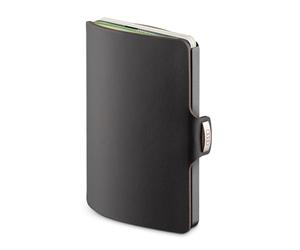 Audi 3152401300 Card Wallet Case Money Clip with Rings Logo Black, Black, 8,8 x 6,5 x 1,6 cm, Classic