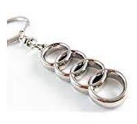 Audi 3D Emblem Keyring Key Chain. Quattro RS4 RS6 Q7