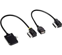 Audi 4F0051510AM Adapter Cable Set for Music Interface/Apple Devices with Lightning Socket/USB