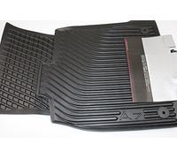 Audi 4G8061501041 Rubber Floor Mats Front Black A7 Pack of 2