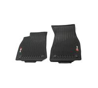 Audi 4K1061221A041 Rubber Floor Mats 2 x Front Rubber Mats All Weather Mats Red/Black with S6 Lettering
