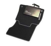 Audi 4KL061275MNO Premium Textile Floor Mats Front 2 x Fabric Mats Velour Mats Black Steel Grey with e-tron Lettering