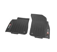 Audi 4M8061221A041 Rubber Floor Mats 2 x Rubber Mats Front All-Weather Mats Black/Red with SQ8 Lettering