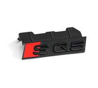 Audi 80A071805 SQ5 Clip Badge Holder Radiator Grille Black Edition Emblem Black/Red