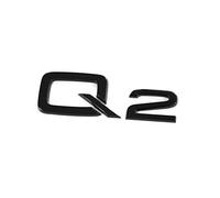 Audi 81A071803 Lettering Q2 Sticker Letters Sticker Black Edition Emblem Model Lettering Model Name, Black
