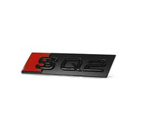 Audi 81A071805 Lettering SQ2 Badge Clip Tuning Grille Black Edition Emblem Black/Red