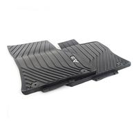 Audi, 8W5061502041, all-weather front floor mats, black, pack of 2