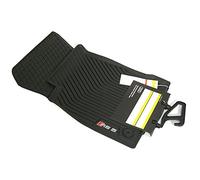 Audi 8W6061221041 Original All-Weather RS5 Rubber Front Floor Mat Set, Black