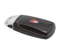 Audi 8W6071208B3Q0 Key Fob Cover Carbon with S Logo for Key Only 4M0959754 8W0959754 8S0959754 with Chrome Clip
