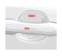 (Audi) 8x Car Door Handle Bowl Anti-Scratch Cover Guard Protector Stickers Accessories