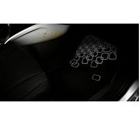 Audi 8X1 061 270 D Lifestyle Kit Decorative Textile Floor Mats Front and Rear, Gold