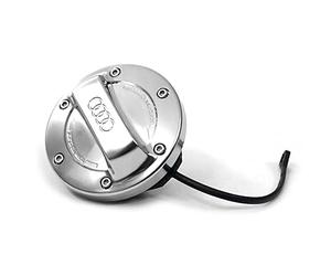 Audi 8Y0071000 Fuel Cap Aluminium Look Fuel Cap Cover Rings Logo Silver